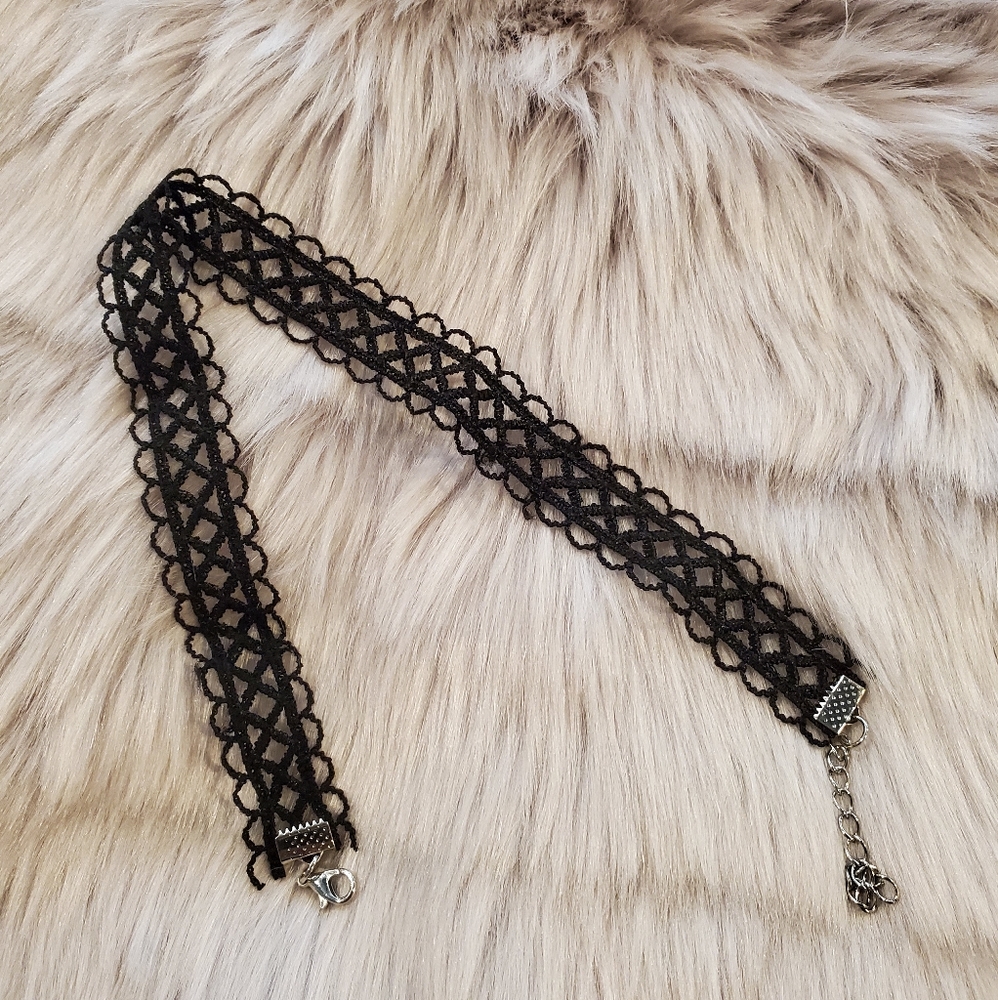 🖤Cute braided choker